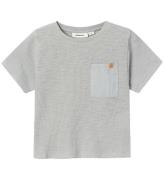 Lil' Atelier T-shirt - NmmHonjo - Kalksten