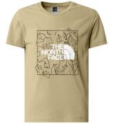 The North Face T-shirt - Grafik - Grus/Forest Olive