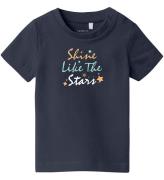 Name It T-shirt - NbmVacion - Dark Sapphire/Shine Like The Stars