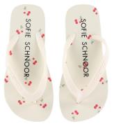 Sofie Schnoor Flip-Flops - Off White AOP Cherry