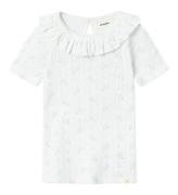 Lil' Atelier T-shirt - NmfRachello - Kokosmjölk m. Blommor