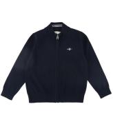 GANT Zip Cardigan - Shield - Evening Blue