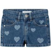 Name It Shorts - NmfRose - Denim Blue m. HjÃ¤rtan