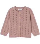 Name It Cardigan - Stickad - Noos - NmfBanni - Deauville Mauve