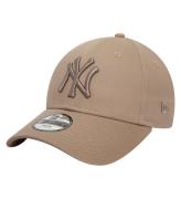 New Era Keps - 9Fyrtio - New York Yankees - Pastel Brown