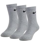 Nike Strumpor - Performance Basic - 3-Pack - Grey