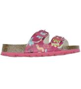 Superfit Sandaler - Fussbett toffel - Rosa m. Tryck