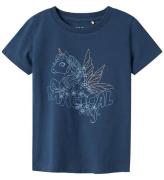 Name It T-shirt - NmfKiri - Dark Denim