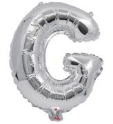 Decorata Party Folieballong - 33 cm - G - Silver