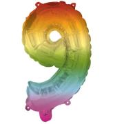 Decorata Party Folieballong - 95cm - Nr 9 - Rainbow