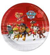 Decorata Party Kartongtallrikar - 8-pack - 23 cm - Paw Patrol FÃ¤