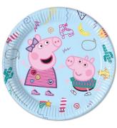 Decorata Party Kartongtallrikar - 8-pack - 23 cm - Peppa Pig Mes