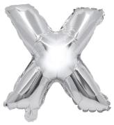 Decorata Party Folieballong - 31 cm - X - Silver