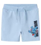 Name It Sweatshorts - NmmAmit Stitch - Chambray Blue