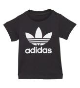 adidas Originals T-shirt - Trefoil - Svart/Vit