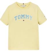 Tommy Hilfiger T-shirt - Varsity Folie - Lemon Zest