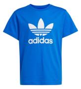 adidas Originals T-shirt - Trefoil - BlÃ¥/Vit