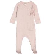 MarMar Onesie M/f - Modal - Rubetta - Faded Rose m. HÃ¥lmÃ¶nster