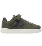 Hummel Skor - ST. Power Play Suede Jr - Dusty Olive