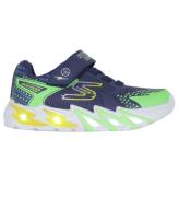 Skechers Skor - Flex-Glow Bolt - MarinblÃ¥/Multi