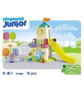 Playmobil Junior - Upplevelsetorn med Glassbod - 71703 - 18 Dela