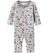 Name It Onesie - Ull - NbmWillit - GrÃ¥ Dawn/AOP