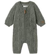 Name It Onesie - Ull - Stickad - NbmWrilla - GlÃ¶ggbasilika