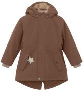 Mini A Ture Vinterjacka - Vikania Fleece - Rootbeer Brown