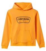 Quiksilver Hoodie - Grafik - Blixtsnabb Orange m. Tryck