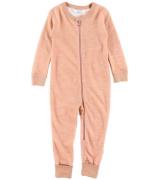 Joha Onesie - Ull/Bambu - Persika