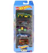 Hot Wheels Bilar - 5-pack - HW City