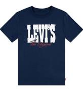 Levis T-shirt - Dress Blues m. Vit