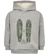 Sofie Schnoor Hoodie - Grey Melange m. Tryck