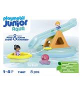 Playmobil Junior Aqua - BadÃ¸ Med vattenrutschbana - 71687 - 8 De