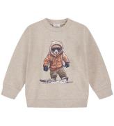 Hust and Claire Sweatshirt - Sejer - Beige Melange m. BjÃ¶rn