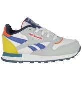 Reebok Skor - Classic Leather - Running - MÃ¥ne/MarinblÃ¥/RÃ¶d