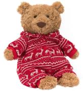 Jellycat Gosedjur - 26x12 cm - Bartholomew Bear Vinter Pyjamas