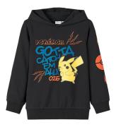 Name It Hoodie - NkmAce PokÃ©mon - Svart