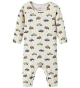 Name It Body Onesie l/Ã¤ - NbmKush - Peyote Melange m. Bilar