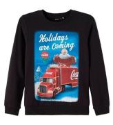 LMTD Sweatshirt - NlnCocacola - Svart