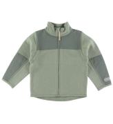 Voksi Cardigan - Fleece - Ull - MistyGreen