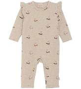 Minymo Onesie - Beige Melange