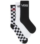 Vans Strumpor - 3-pack - Classic+ Vans Crew - Svart/Vit