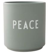 Design Letters Mugg - Peace - Favourite - GrÃ¶n