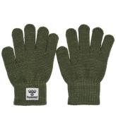 Hummel Handskar - Stickad - hmlQuint - Olive Natt