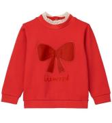 Liewood Sweatshirt - Rakel - Holiday Bow Dark RÃ¶d/Apple RÃ¶d