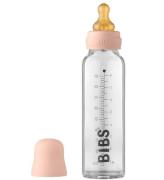 BIBS Nappflaska - Glas - Slow Flow - 225 ml - Naturgummi - Blus