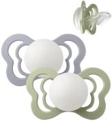 BIBS Couture Glow Nappar - Storlek 2 - 2-pack - Anatomic - Sage/