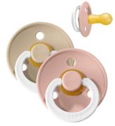 BIBS Colour Lysande nappar - Stl. 2 - 2-pack - Rund - Blush/Vani