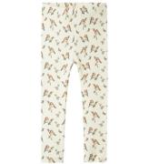 Lil' Atelier Leggings - Rib - NmfGavo - Turtledove/Bird